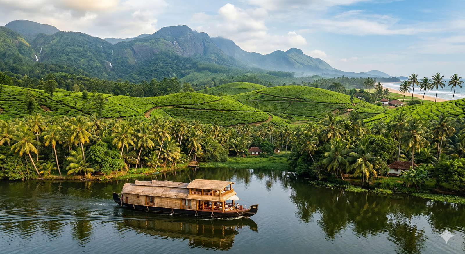 Complete Kerala 5 night 6 day package Munnar Thekkady Alleppey Kochi